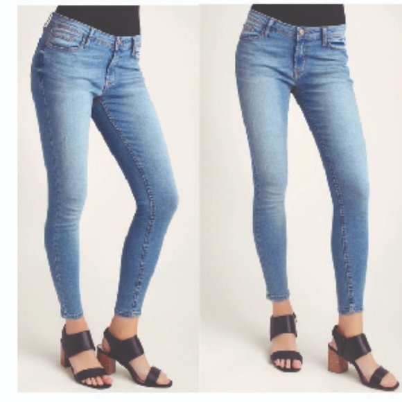 Kensie Denim - Kensie Effortless Ankle Mid Rise Denim Jean Sz 10